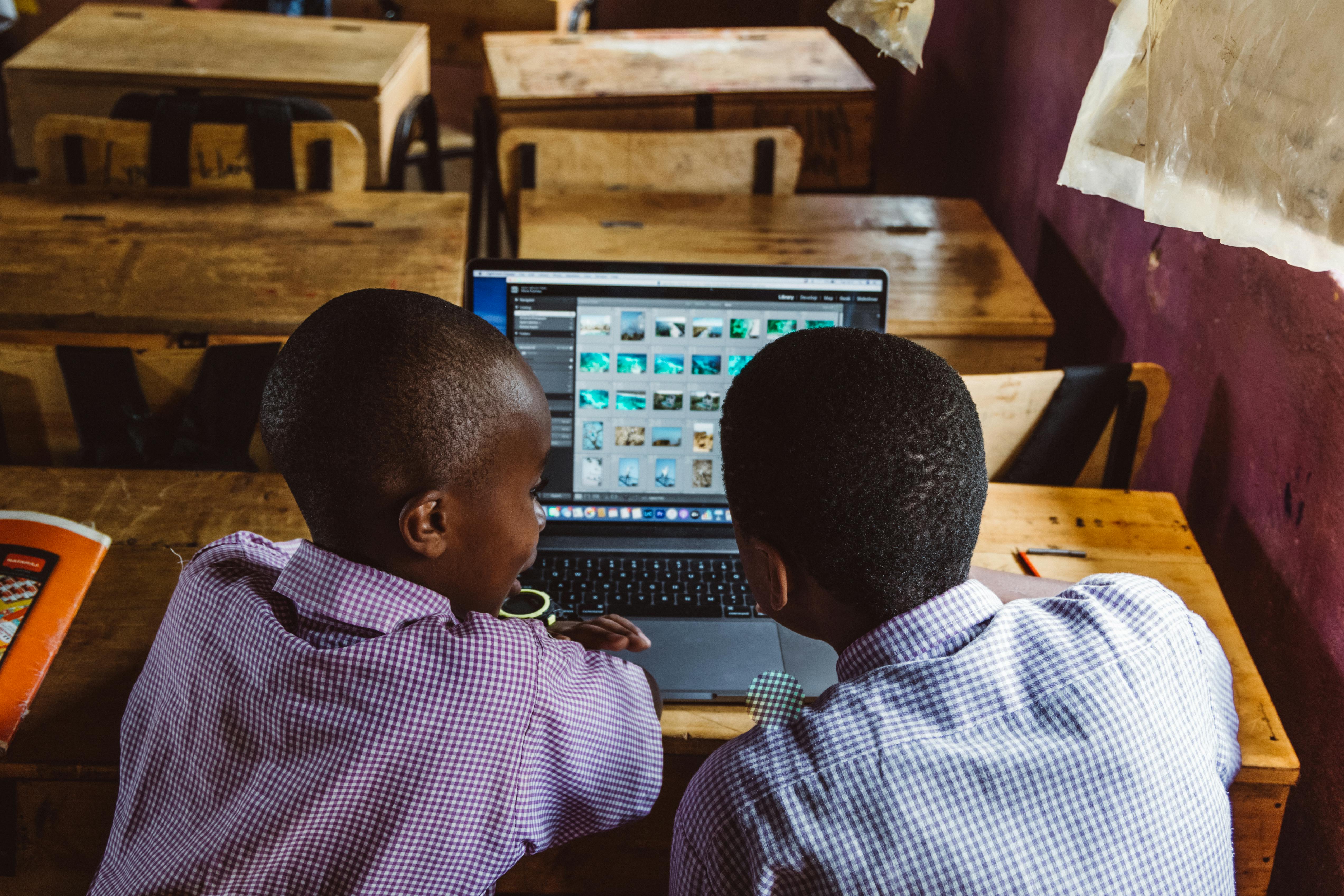 Kids studying 3