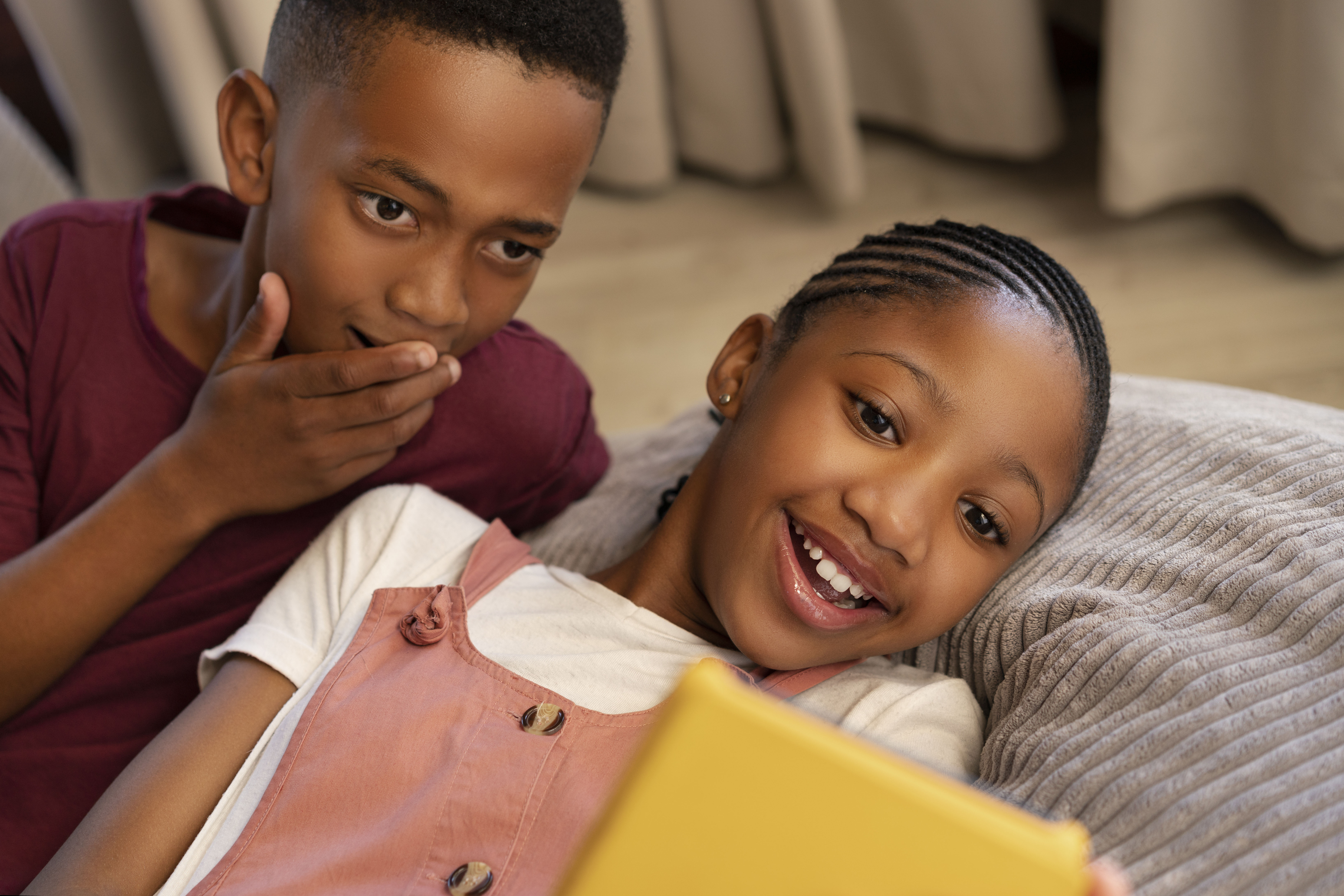 Parents spending time with kids